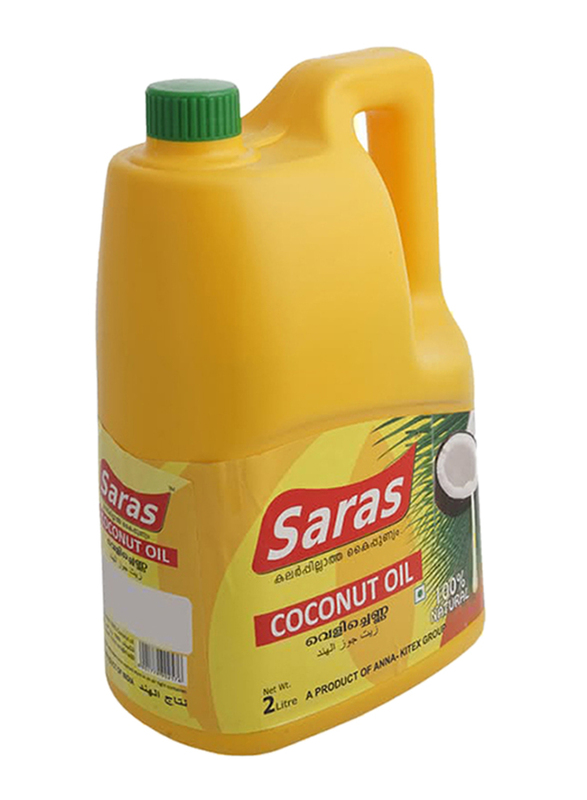 

Saras Pure Coconut Oil, 6 x 2 Liters
