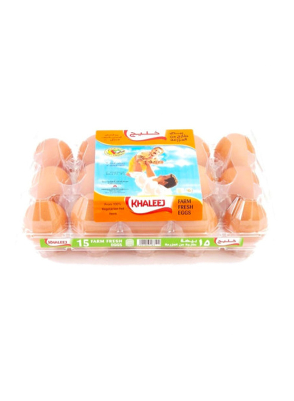 

Khaleej Brown Medium Eggs, 15 Pieces