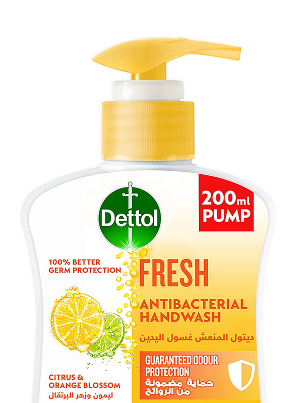 

Dettol Citrus and Orange Blossom Antibacterial Hand Wash, 200ml