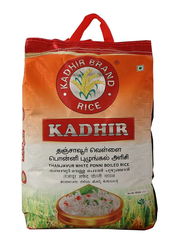 

Kadhir Thanjavoor White Ponni Boiled Rice, 10 Kg