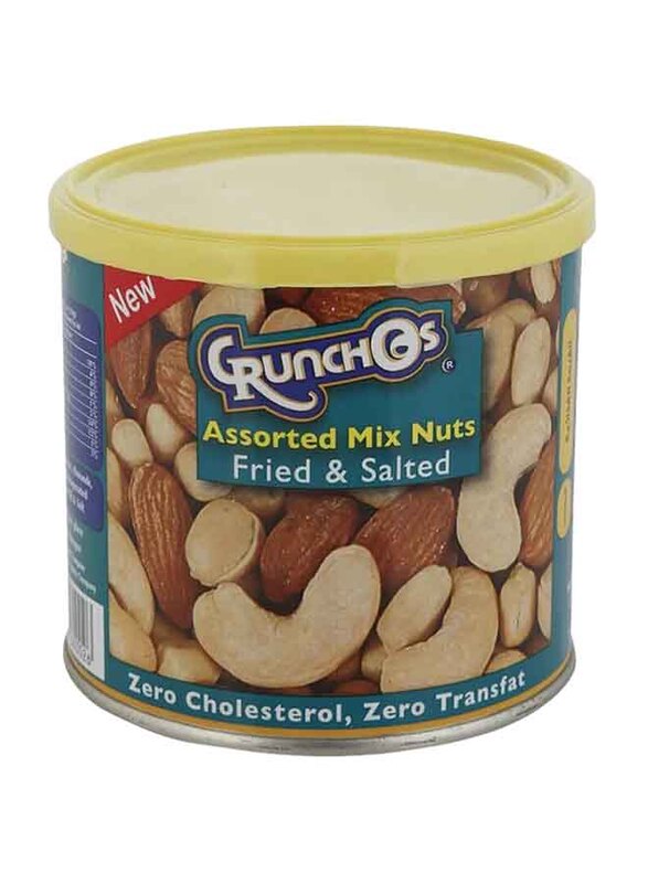 

Crunchos Assorted Mix Nuts Salted Roasted Can, 200g
