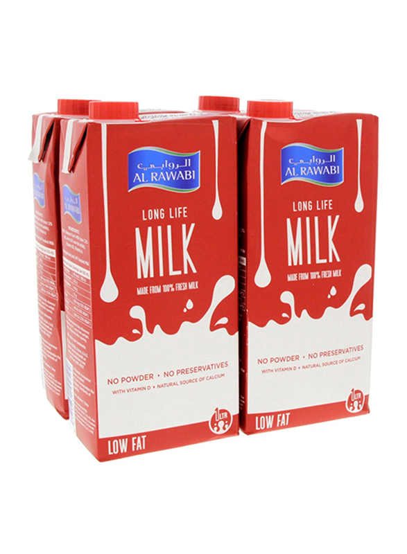 

Al Rawabi UHT Long Life Low Fat Milk, 1 Liter