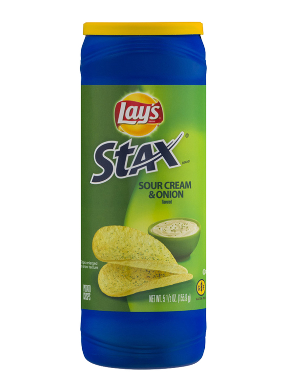 

Lay's Stax Sour Cream & Onion, 156g