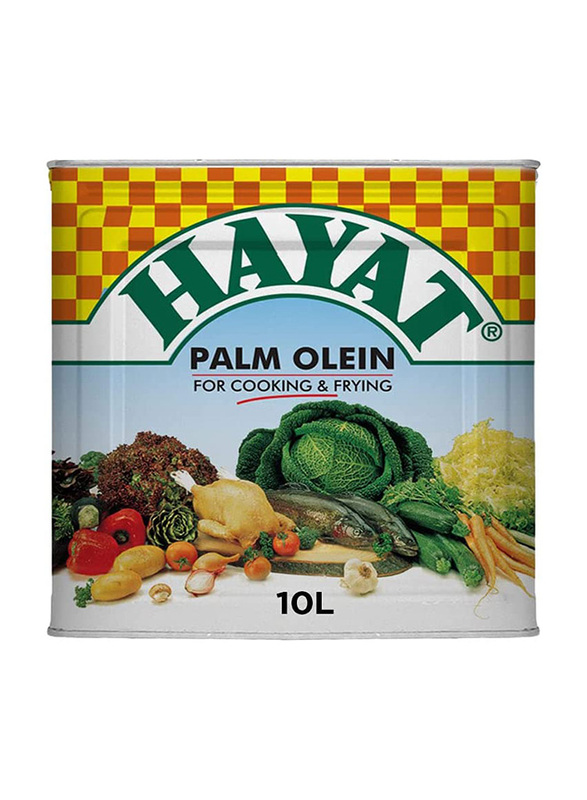 

Hayat Palm Olein for Cooking & Frying, 10 Liters