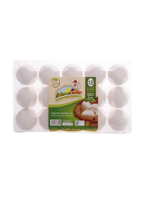 

Abu Dhabi Large Poultry Farm Eggs, 15 Pieces