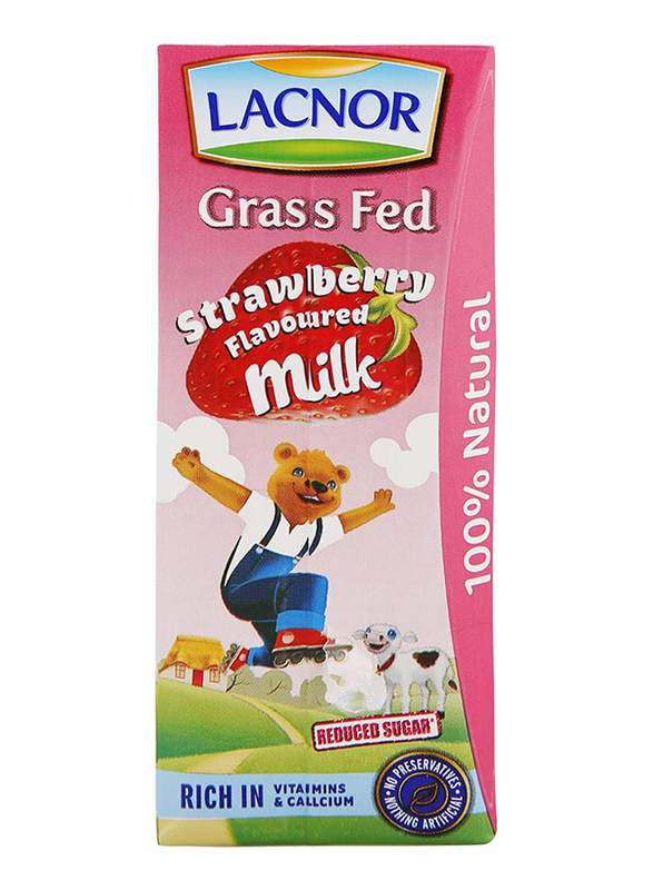 

Lacnor Strawberry Flavored Milk 180ml