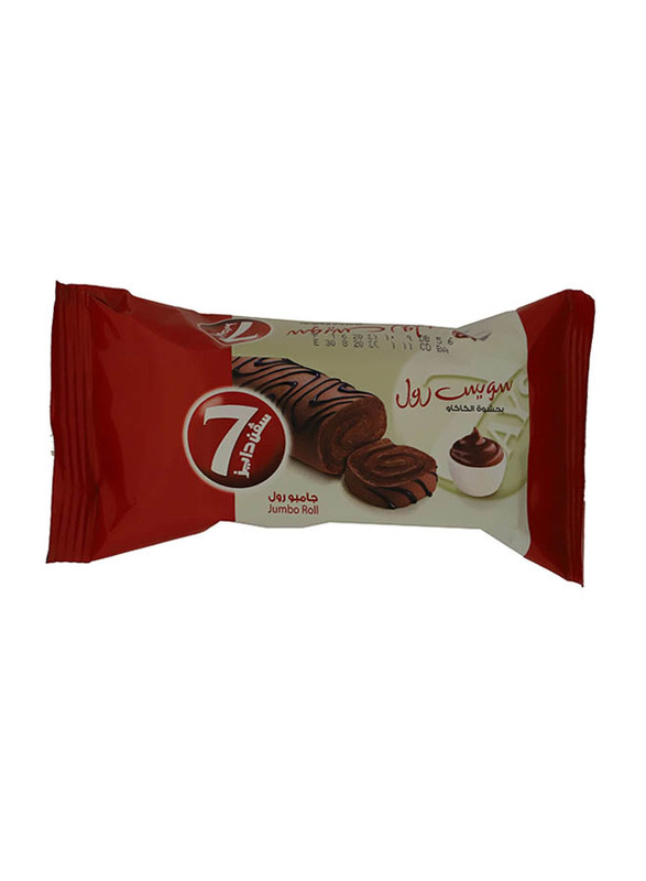 

7 Days Chocolate Jumbo Swiss Roll, 55g