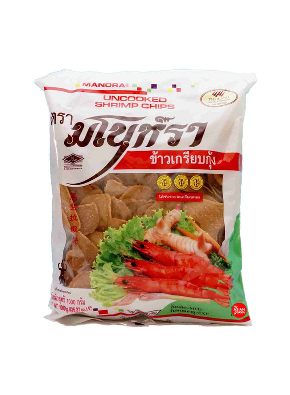 

Manora Uncooked Shrimp Chips, 500g