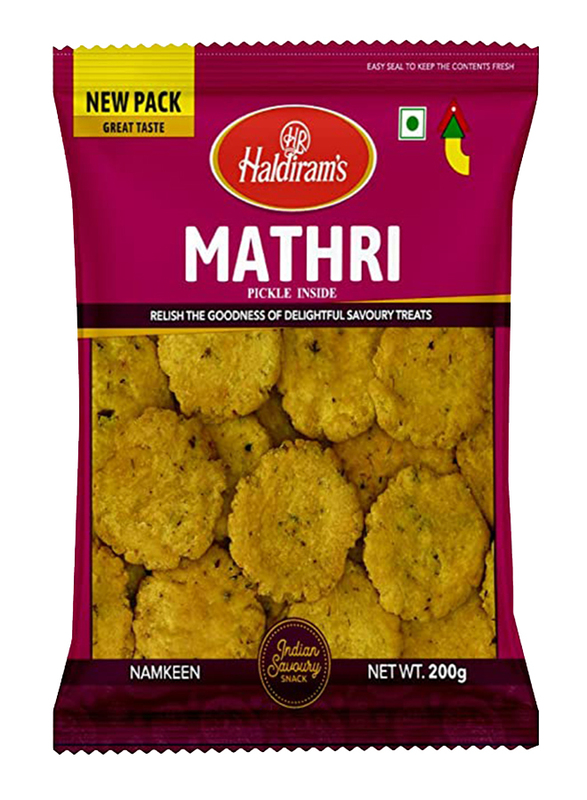 

Haldirams Mathri With Chutney, 200g