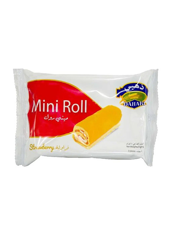 

Dahabi Strawberry Mini Roll, 60g