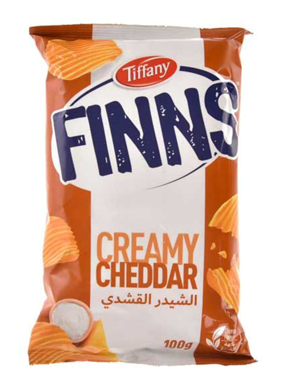 

Tiffany Finns Creamy Cheddar Potato Chips, 100g