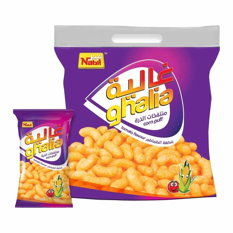 

Nabil Ghalia Tomato Flavour Corn Puff, 25 x 20g