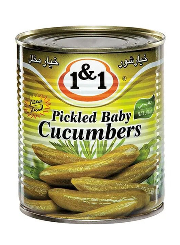 

1&1 Pickled Baby Cucumbers, 700g