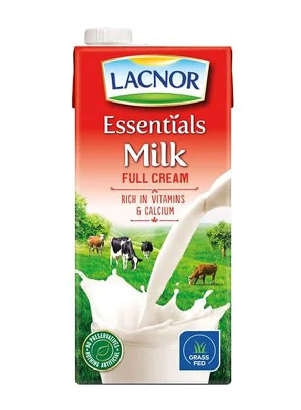 

Lacnor Essential Full Cream Milk Red, 1 Liter