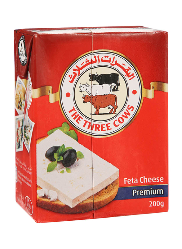 

3 Cows Feta Brick Eg Flvr Blue 200gm