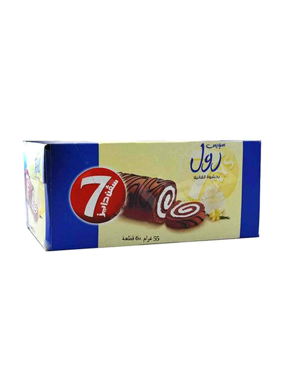 

7 Days Swiss Mini Roll Vanilla 12x20gm