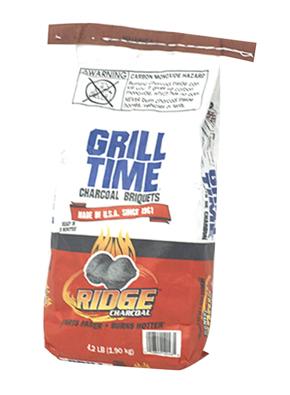 

Grill Time Charcoal Briquets, 1.9 Kg, Black