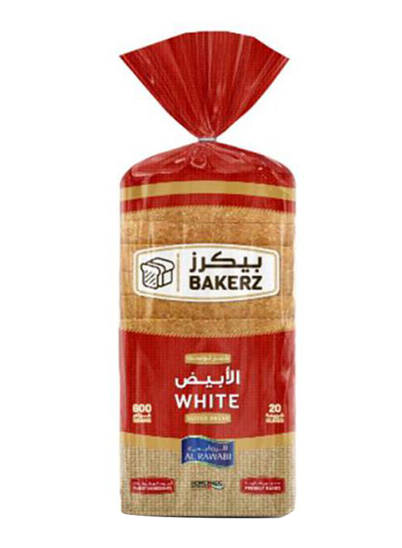 

Al Rawabi Sliced White Bread 600gm