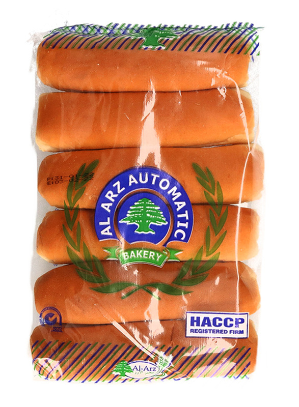 

Al Arz Bakery French Bread Samoon, 6 Pieces, 300g