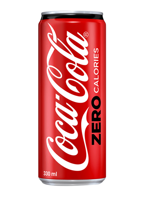 

Coca Cola Zero Soft Drink Can, 330ml