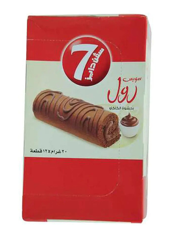 

7 Days Swiss Mini Roll Choco 12x20gm