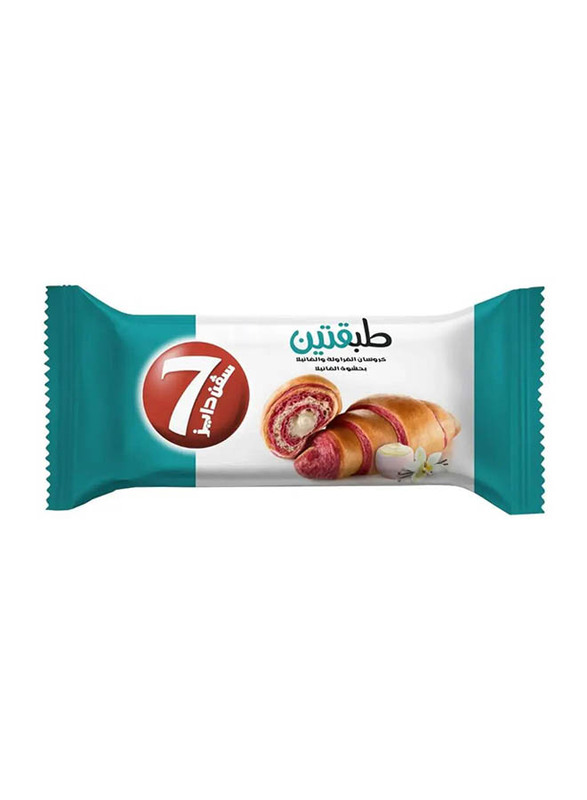 

7 Days Double Strawbery & Vanilla Fill Croissant, 90g