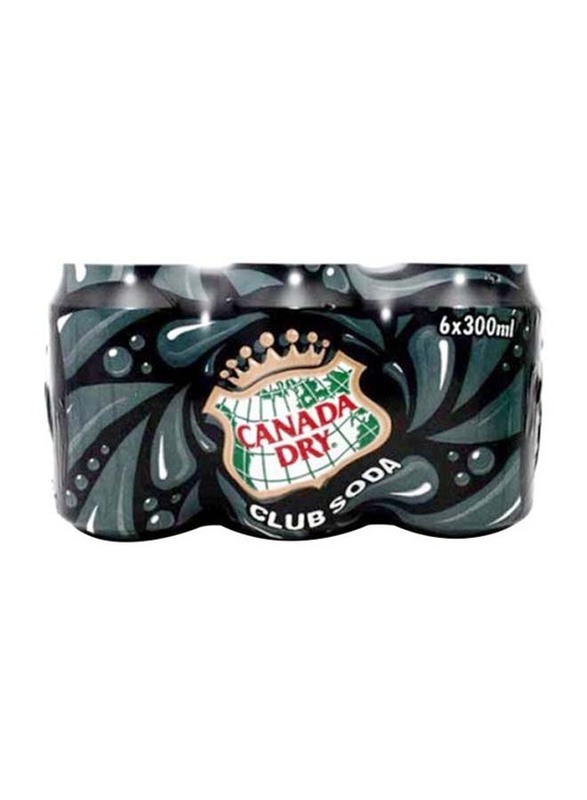 

Canada Dry Club Soda Can 6x300ml