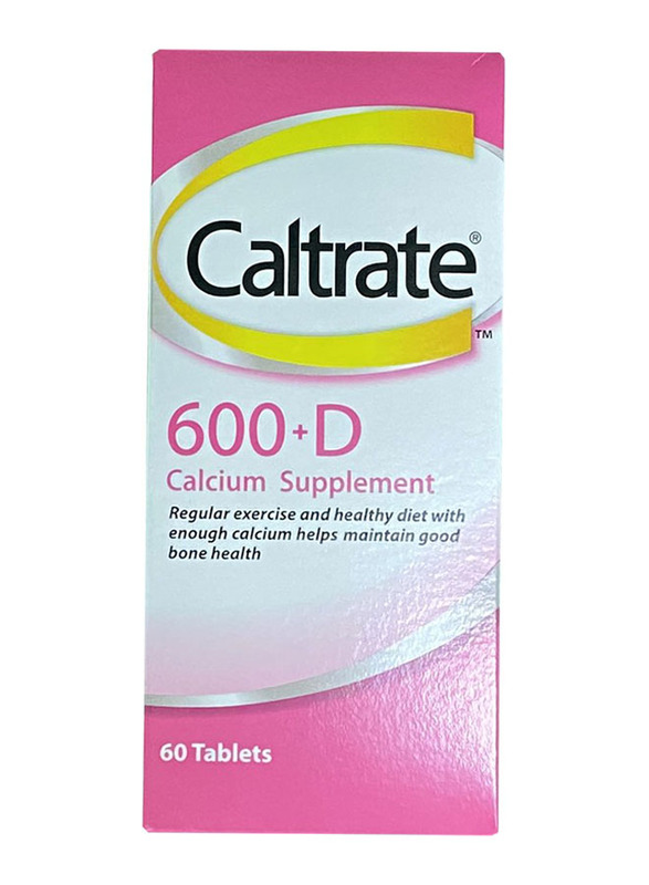 

Pfizer Caltrate 600 Plus D Calcium Supplement, 60 Tablets