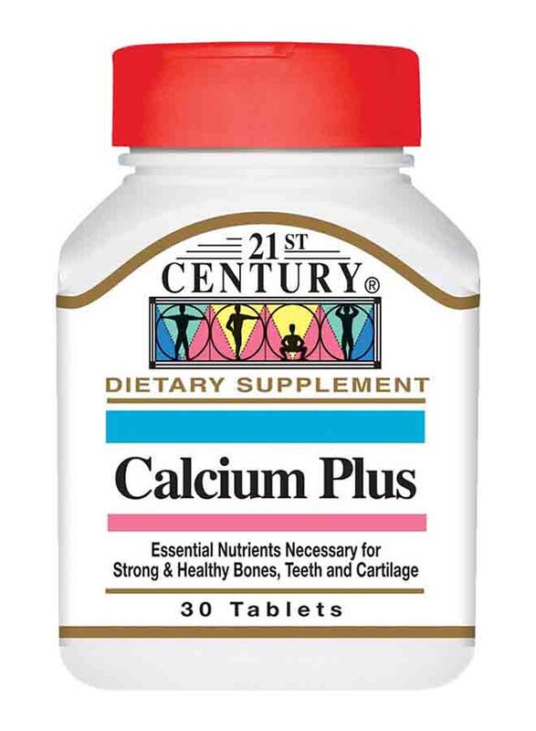 

21St Century Calcium Plus Dietary Supplement, 30 Tablets