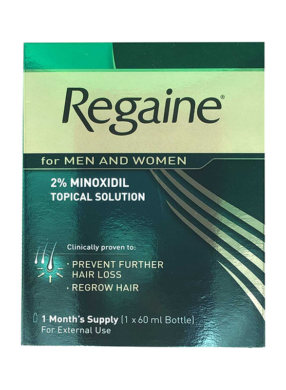 

Regaine 2% Minoxidil Topical Solution for Damage Hair, 60ml