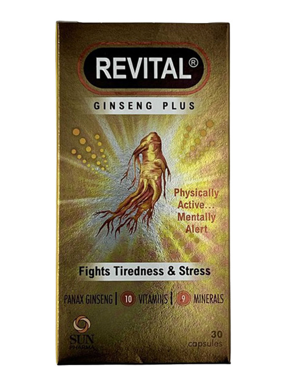 

Ranbaxy Revital Ginseng Plus Vitamin, 30 Capsules