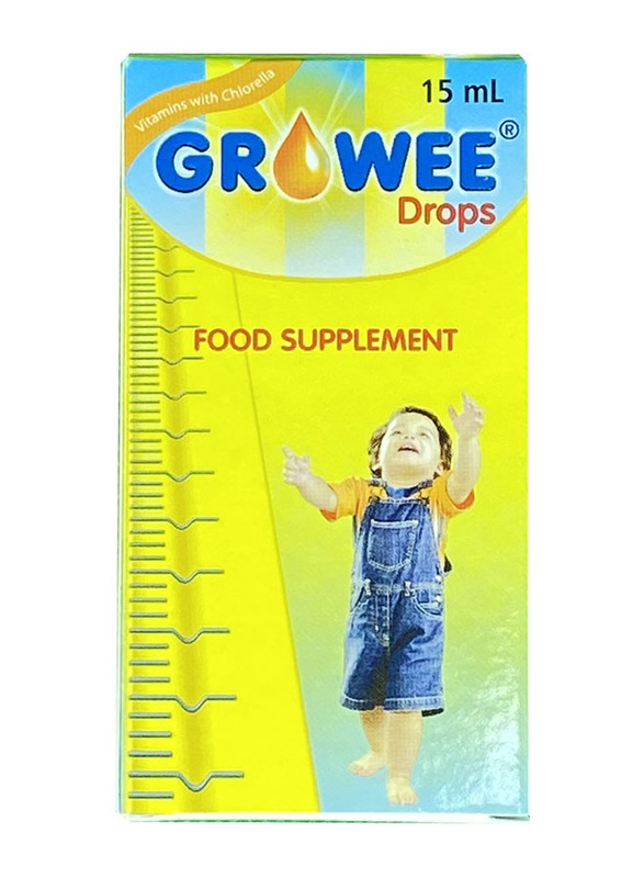 

Pediatrica Growee Vitamin Food Supplement Drops, 15ml