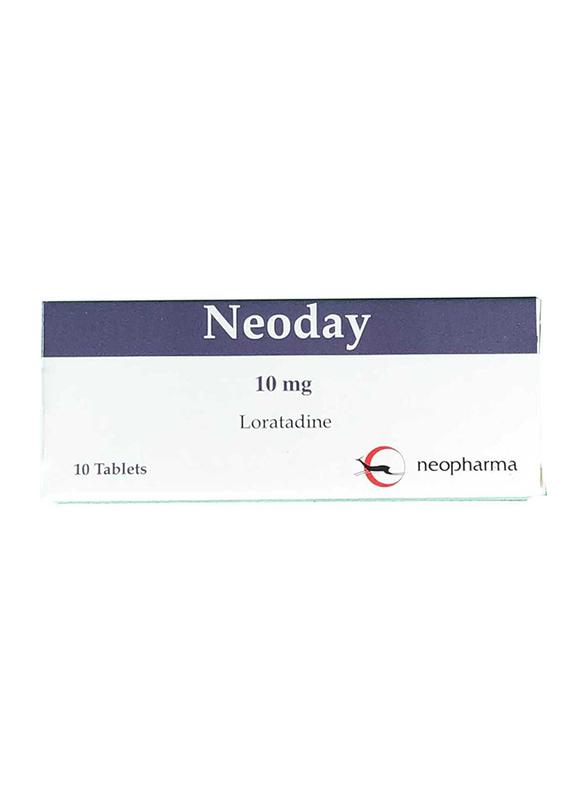 

Neopharma Neoday Loratadine, 10mg, 10 Tablets
