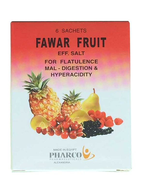 

Pharco Fawar Fruit Eff Salt, 6 Sachets