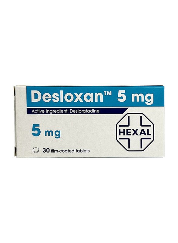 

Desloxan 5mg, 30 Tablets