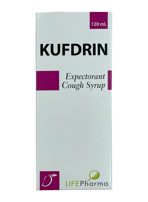 

Life Pharma Kufdrin Expectorant Cough Syrup, 120ml