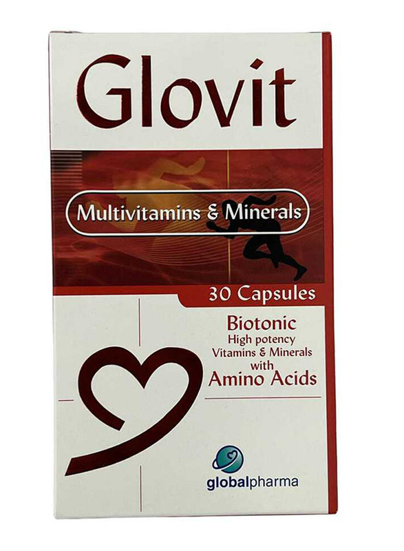 

Global Pharma Glovit Multivitamin & Minerals, 30 Capsules