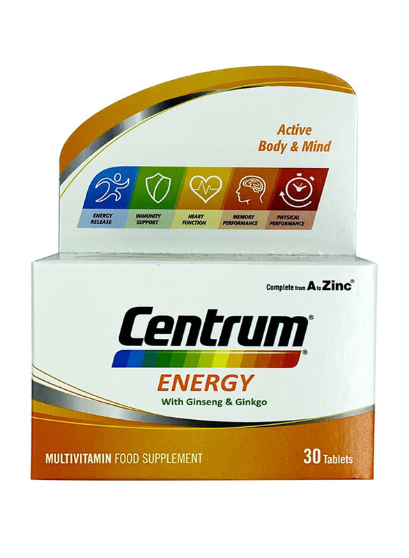 

Centrum Energy Tabs, 30 Tablets