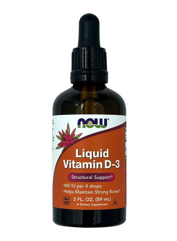 

Now Foods Liquid Vitamin D3 400IU Drops, 59ml