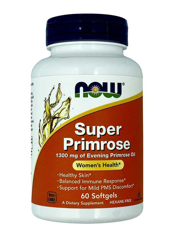 

Now Superprimrose Dietary Supplement, 1300mg, 60 Softgels