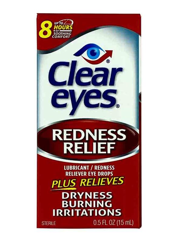 

Clear Eyes Redness Relief Eye Drops, 15ml
