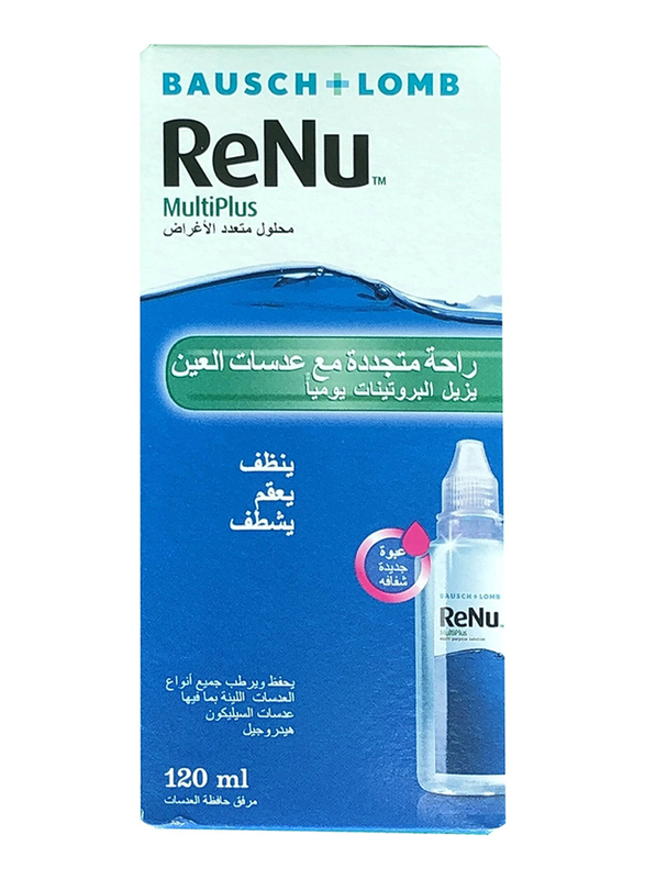 

Bausch + Lomb Renu Multiplus Contact Lens Solution, 120ml