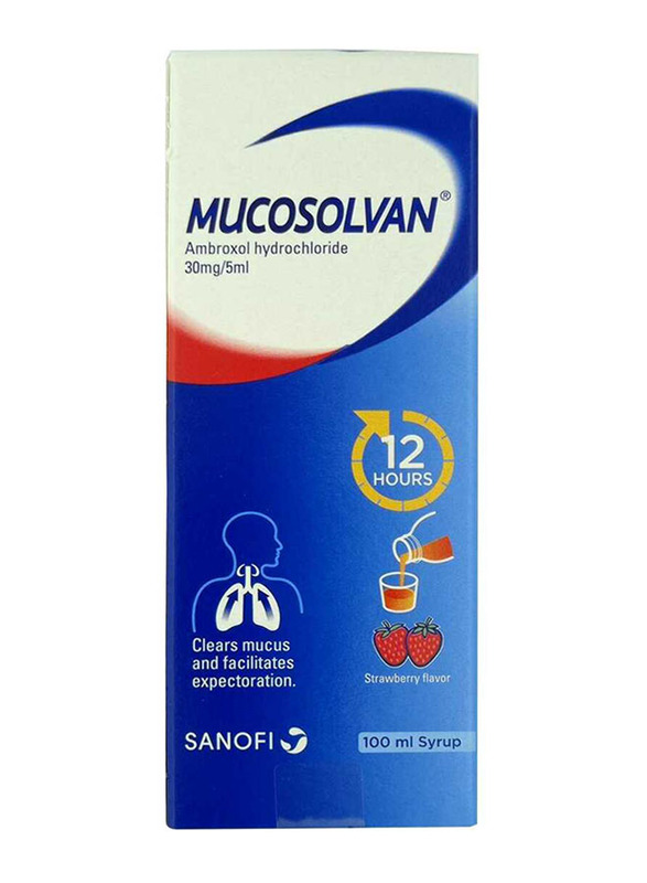 

Sanofi Mucosolvan 30mg/5ml Syrup, 100ml