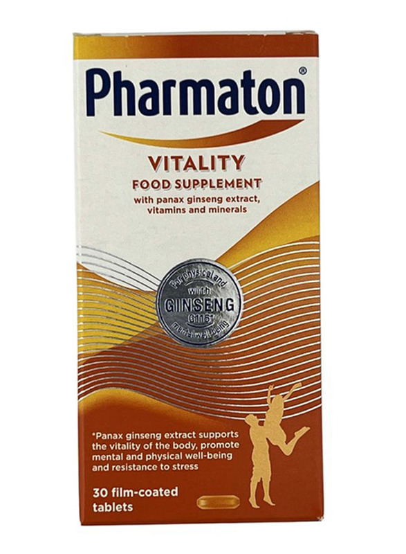 

Pharmaton Vitality Food Supplement, 30 Capsules