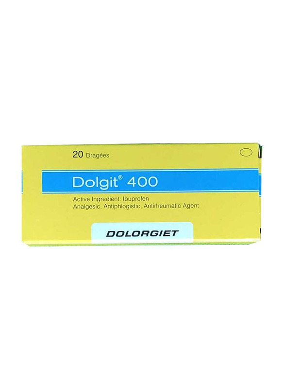 

Dolorgiet Dolgit 400mg, 20 Tablets