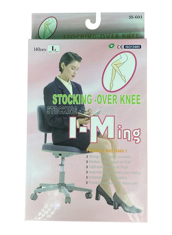 

I-Ming Stocking Over Knee, Large, Brown