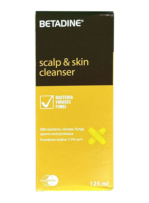 

Betadine Scalp & Skin Cleanser, 125ml