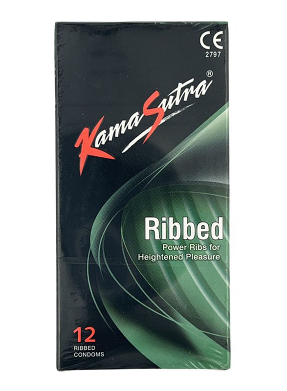 

Kamasutra Ribbed Condoms, 12 Pieces
