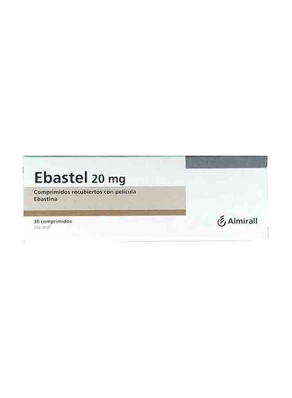 

Ebastel 20mg, 30 Tablets