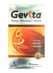 Zynova Gevita Ginseng + Multivitamins + Minerals, 30 Capsules